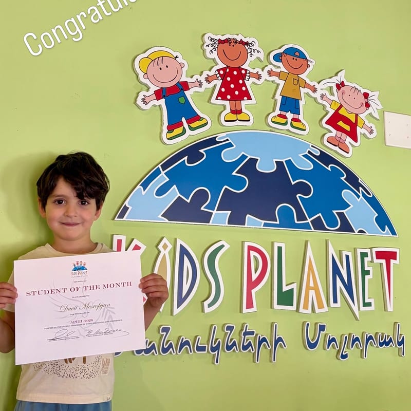 Congratulations Davit Mesropyan! Davit demonstrated an outstanding progress in our language arts program. We are so proud of him! Kids’…