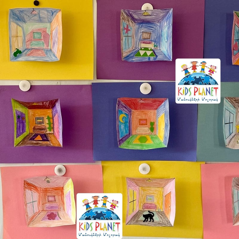 3D art by our students #kidsplanet #kidsplanetpreschool #kids #daycare #childcare #childcareservices #arts #firstfiveyears…