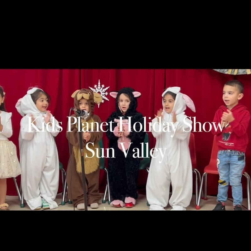 Happy New Year! Kids Planet Holiday Show Sun Valley Location. #kidsplanet #kidsplanetpreschool #kids #daycare #childcare #childcareservices…